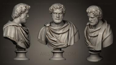 Busts and heads antique and historical (BUSTA_0451) 3D model for CNC machine